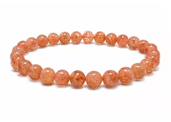 Pulsera de Piedra del Sol AA+ cuentas 7-8mm