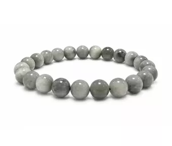 Pulsera de Turmalina Ojo de Gato A con Cuentas de 8-9mm