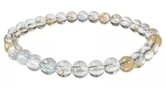 Pulsera de Topacio Multicolor AA cuentas 6mm
