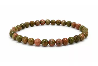 Pulsera de Unakita A cuentas 6mm