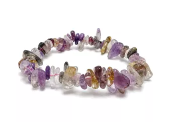 Pulsera de Auralita 23 con Piedras Irregulares AA 5-8mm