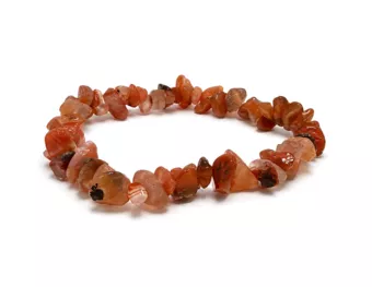 Pulsera de Cornalina con Piedras Irregulares A 5-8mm