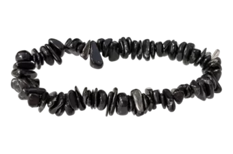 Pulsera chips de hiperstena 5-8mm 18cm