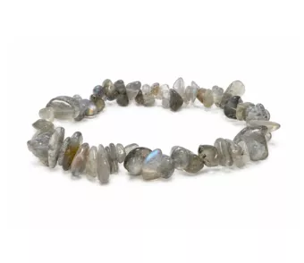 Pulsera Chips de Labradorita A 5-8mm