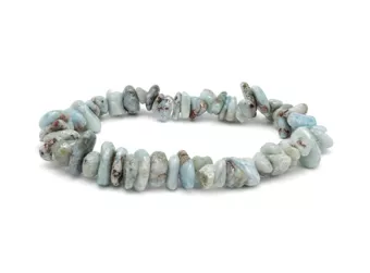 Pulsera de Larimar con Piedras Irregulares A 5-8mm