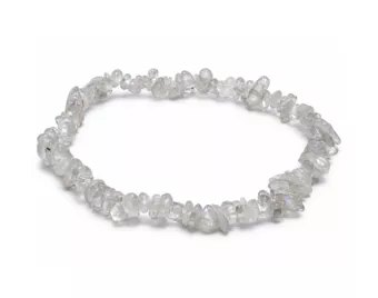 Pulsera de Chips Piedra de Luna Blanca Peristerita A 3-5 mm