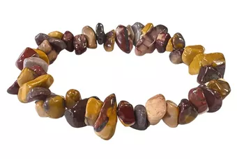 Pulsera Mokaite A chips 18cm.