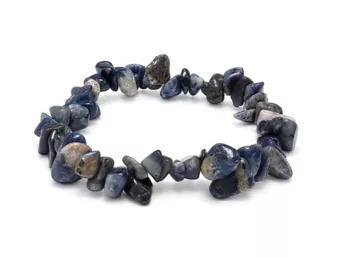 Pulsera Chips de Sodalita A 5-8mm