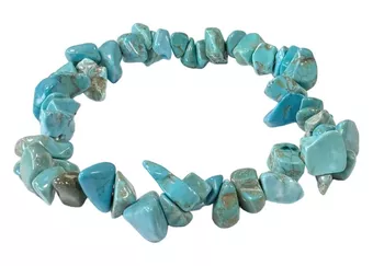 Pulsera chips de Turquénite A 5-8mm