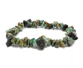 Pulsera de Chips de Turquesa Africana AB 5-8mm