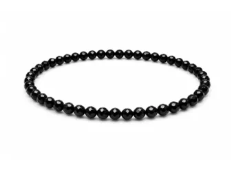 Pulsera de Ónix Facetado Calidad A – Cuentas de 4 mm