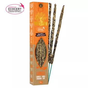 Incienso Smudge Ecocert Herbio Canela 20g