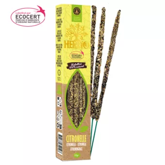 Incienso Smudge Ecocert Herbio Citronela 20g