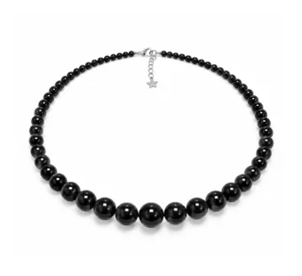 Collar Degradado de Obsidiana Arcoíris A Perlas 4-12 mm 50 cm