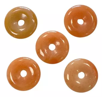 Rosquilla Aventurina Naranja A 3cm x5