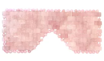Máscara para los Ojos de Cuarzo Rosa de Brasil A