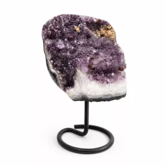Geoda de amatista brasileña A sobre una base, 5,4 kg