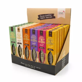 Soporte para incienso Ecocert Herbio Smudge, 36 unidades