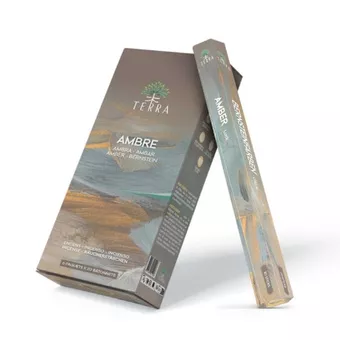 Incienso Terra Ambre hexa sin carbón 30grs