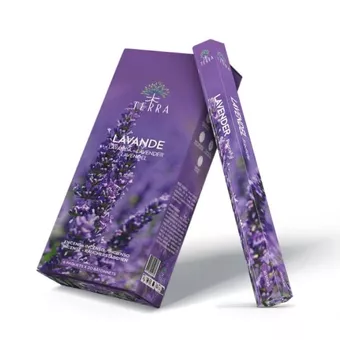 Incienso Terra Lavanda hexa sin carbón 30grs
