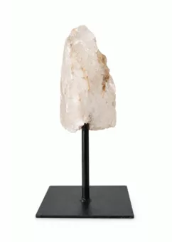 Cristal de Roca A en Bruto sobre Soporte de Metal Negro 17-20 cm 600-900 g