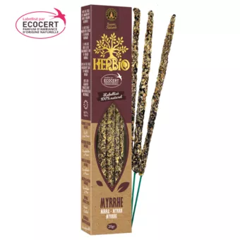 Incienso Smudge Ecocert Herbio Mirra 20g