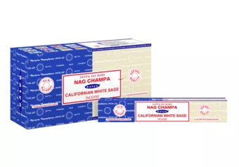 Incienso Satya Nag Champa & Salvia Blanca de California 16g