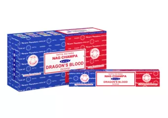 Incienso Satya Nag Champa y Sangre de Dragón 16g