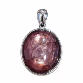Colgante de Plata 925 Lepidolita AAA 3,24 g