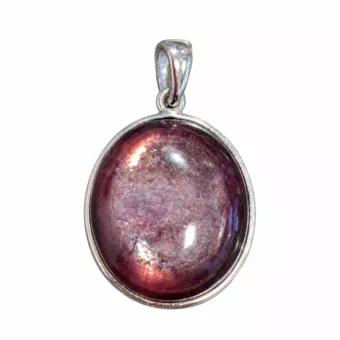 Colgante de Plata 925 Lepidolita AAA 3,18 g