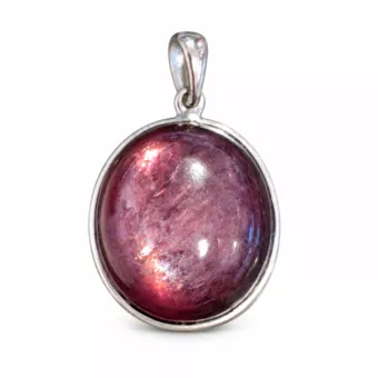 Colgante de Plata 925 Lepidolita AAA 3,14 g