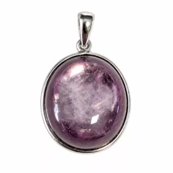 Colgante de Plata 925 Lepidolita AAA 2,81 g