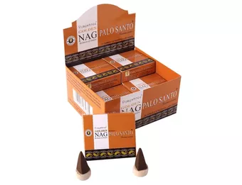 Incienso Vijayshree Golden Nag Palo Santo en Conos
