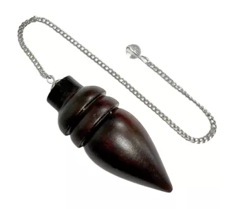 Péndulo de gota de palisandro de 5,5 cm