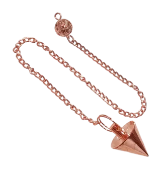 Péndulo cónico de cobre de 2cm.
