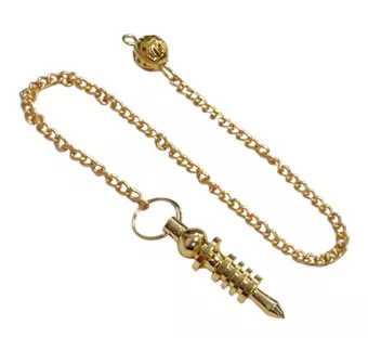 Metallic péndulo dorado 4 cm