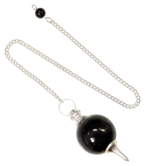 Péndulo Esférico de Obsidiana Negra 4cm