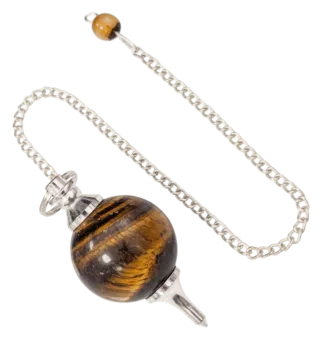Péndulo Esfera Ojo de Tigre 4cm