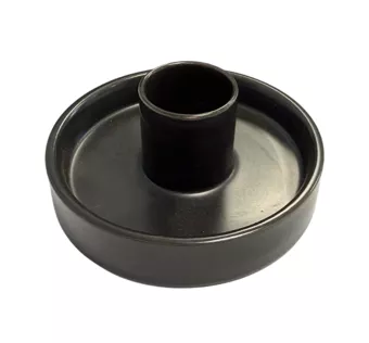 Porta incienso de cerámica negra para Palo Santo 10,50 cm