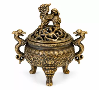 Quemador de incienso Qilin 6 cm