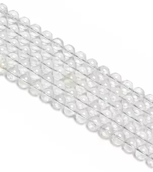 Perlas de Cristal de roca de A 4mm en hilo de 40cm