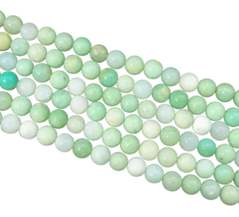 Perlas de Crisoprasa AA de 8mm en hilo de 40cm
