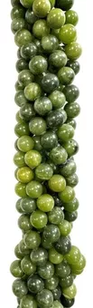 Hilo de Perlas Redondas de Jade Nefrita A 6mm
