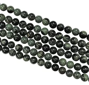 Hilo de Perlas Redondas de Jaspe Kambaba A 8 mm