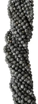 Hilo de Perlas Redondas de Larvikita A 4mm