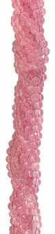 Hilo de Perlas Redondas de Cuarzo Rosa A 10mm