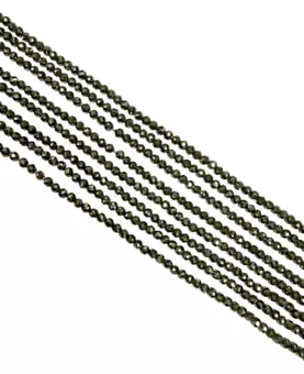 Hilo de Perlas Facetadas de Amazonita AA 3mm