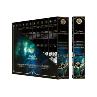 Incienso Smudge Stick Parfum de Gemmes Pachulí y Labradorita 20g