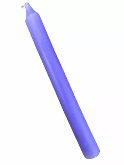 Velas Goloka Teñidas en Masa Lila 13cm