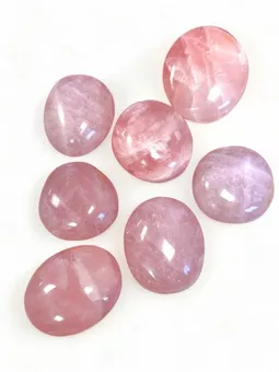 Guijarros piedra Pulidas Cuarzo rosa AA 1Kg